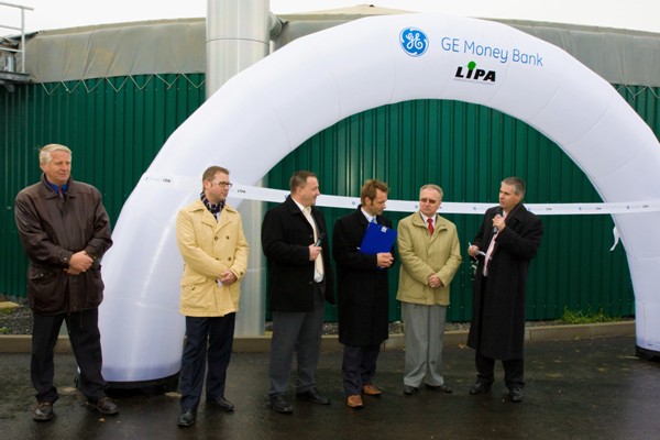 Bioplynová stanice Lípa - slavnostní projevy ceremoniálu zahájení provozu